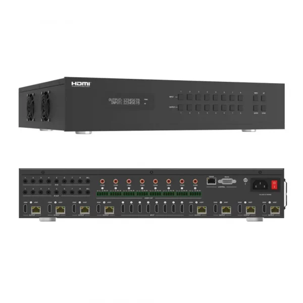 8x8 150m HDBaseT Matrix Switcher