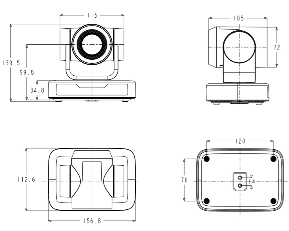 UC-CAM-210-Dimensions